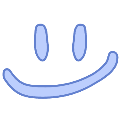 Shape Smile Eye Element from Organic Shapes Set