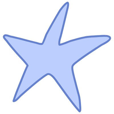 Shape Star Element from Organic Shapes Set