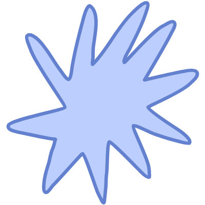 Shape Star Boom Explode Element from Organic Shapes Set