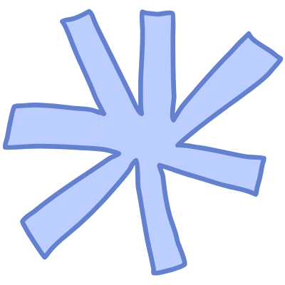 Shape Star Sharp Element from Organic Shapes Set