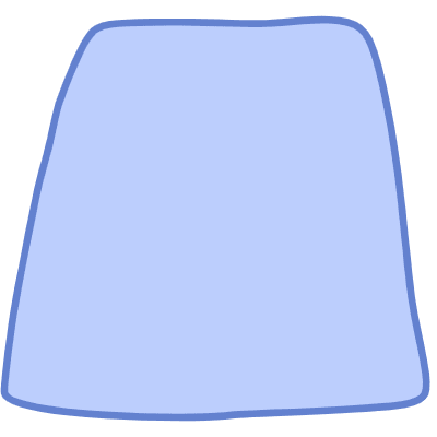 Shape Trapezoid Element from Organic Shapes Set