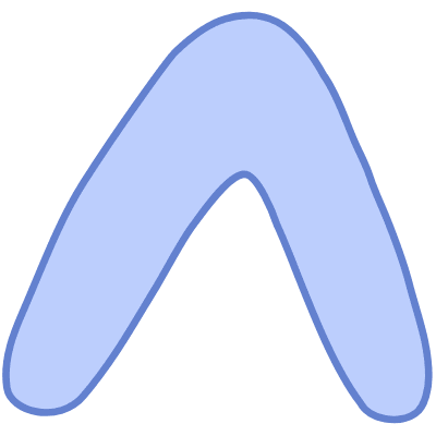 Shape Triangle House Up Element from Organic Shapes Set