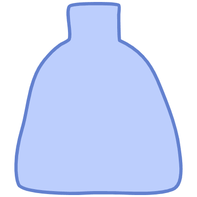 Shape Vase Ton Element from Organic Shapes Set