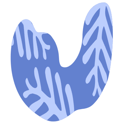 Shape Abstract Clay Bold Element from Organic Shapes Set