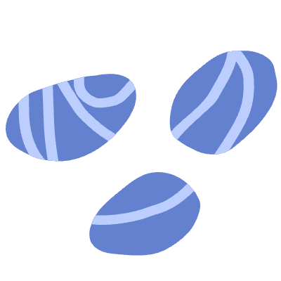Shape Abstract Dot Rocks Element from Organic Shapes Set