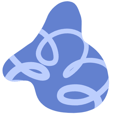 Shape Abstract Fish Element from Organic Shapes Set