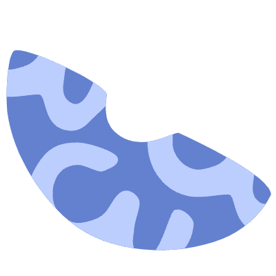 Shape Abstract Orange Fruit Element from Organic Shapes Set