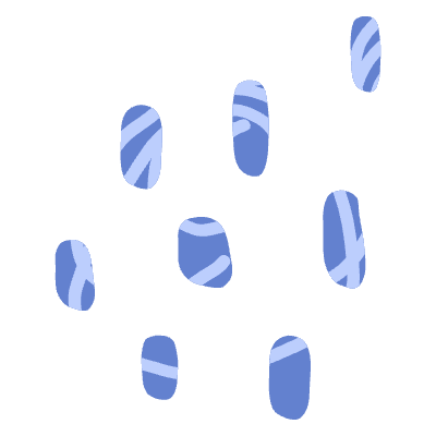 Shape Abstract Rain Element from Organic Shapes Set