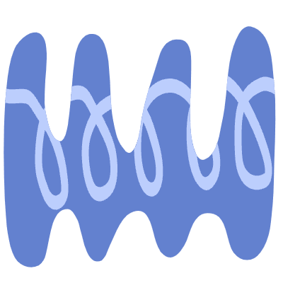 Shape Abstract Spine Element from Organic Shapes Set