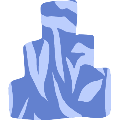 Shape Abstract Step Element from Organic Shapes Set