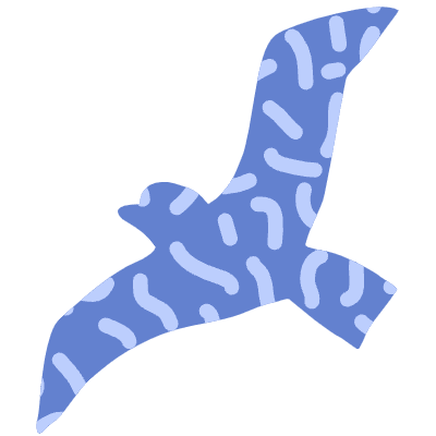 Shape Bird Nature Element from Organic Shapes Set