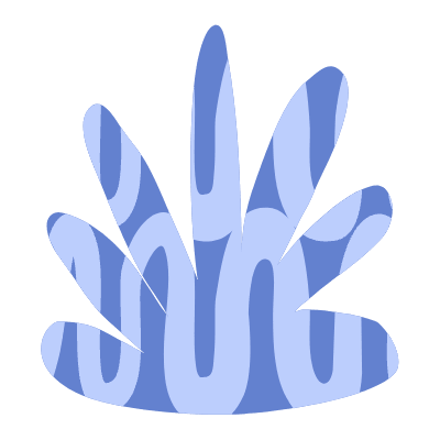 Shape Bush Big Nature Element from Organic Shapes Set