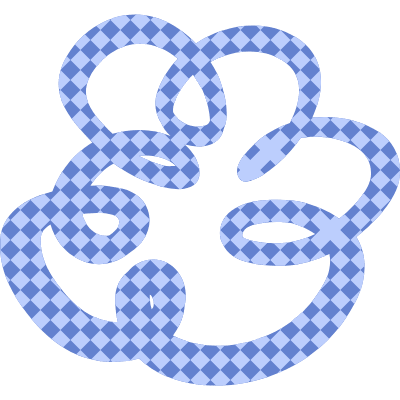 Shape Circle Curly Element from Organic Shapes Set