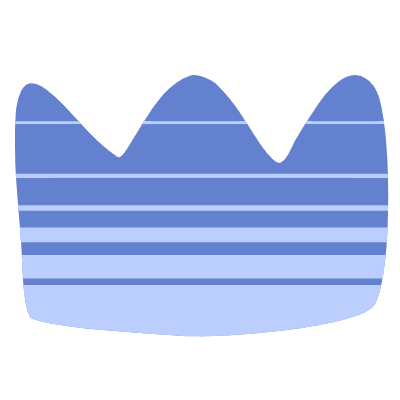 Shape Crown Element from Organic Shapes Set