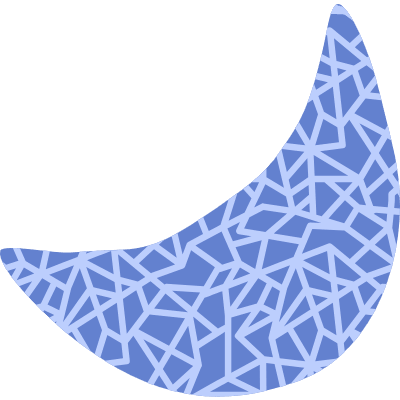 Shape Moon Element from Organic Shapes Set