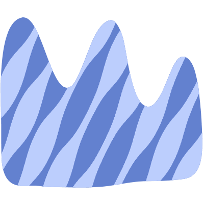 Shape Mountain Curly Element from Organic Shapes Set