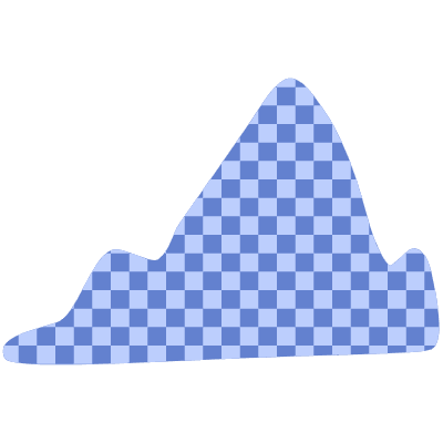 Shape Mountain Sharp Element from Organic Shapes Set