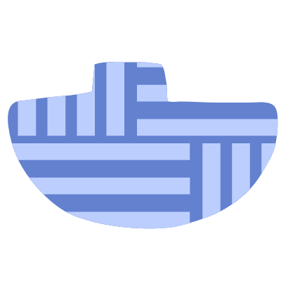 Shape Vase Half Circle Element from Organic Shapes Set