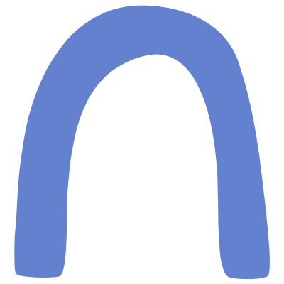 Shape Abstract Arch Thin Element from Organic Shapes Set