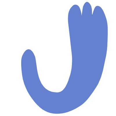 Shape Abstract Leaf Wing Element from Organic Shapes Set