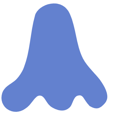 Shape Abstract Nose Element from Organic Shapes Set