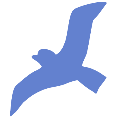 Shape Bird Nature Element from Organic Shapes Set