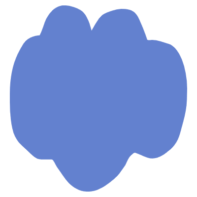 Shape Cloud Element from Organic Shapes Set