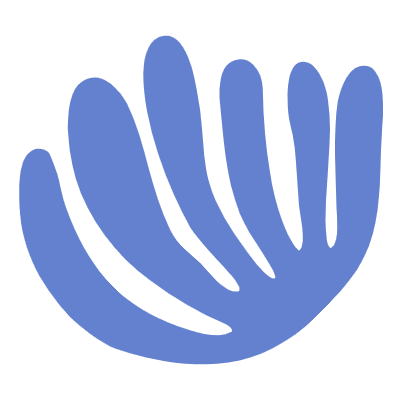 Shape Flower Nature Coral Element from Organic Shapes Set