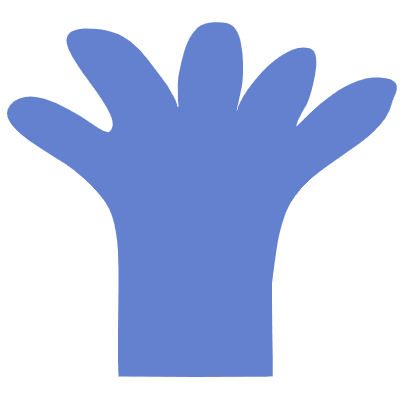 Shape Hand Arm Element from Organic Shapes Set