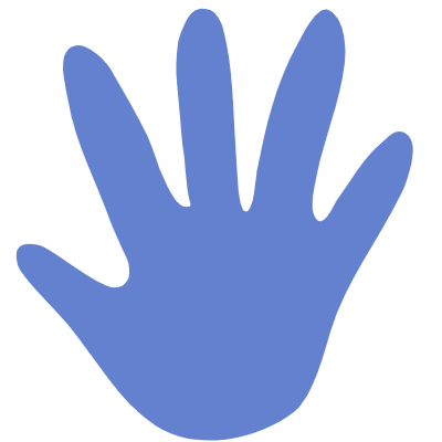 Shape Hand Element from Organic Shapes Set