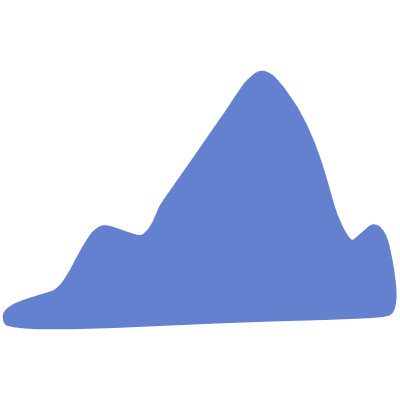 Shape Mountain Sharp Element from Organic Shapes Set
