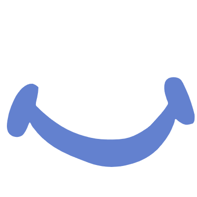 Shape Smile Mouth Element from Organic Shapes Set