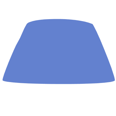Shape Trapezoid Horizontal Element from Organic Shapes Set