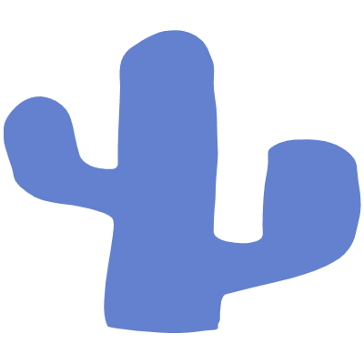 Shape Tree Cactus Nuture Element from Organic Shapes Set