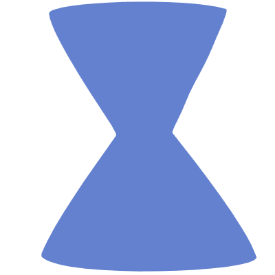 Shape Triangle Hourglass Element from Organic Shapes Set
