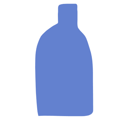 Shape Vase Bottle Element from Organic Shapes Set