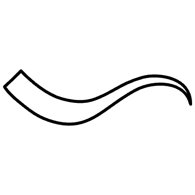 Abstract Flag Line 3 Element from Variable Scribbles Set