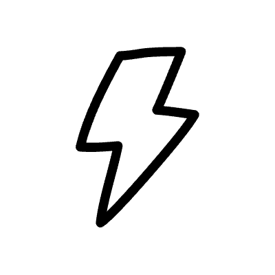 Abstract Flash Sparkle Line 2 Element from Variable Scribbles Set