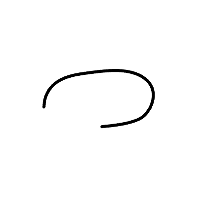Abstract Oval Line Element from Variable Scribbles Set