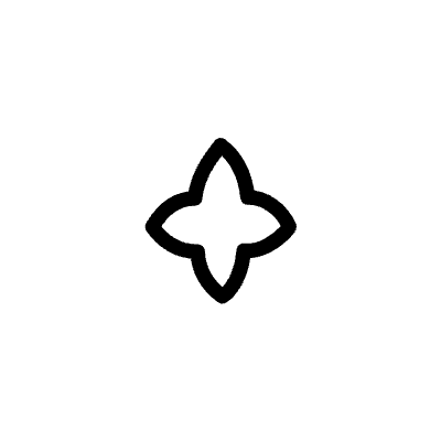 Abstract Plus Star Wink Line Element from Variable Scribbles Set