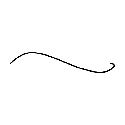 Abstract Ribbon Vine Line 5 Element from Variable Scribbles Set