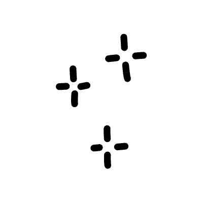 Abstract Winks Plus Line Element from Variable Scribbles Set