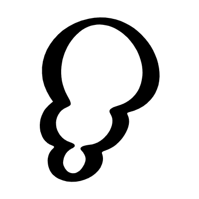 Abstract Bubbles Pop 1 Element from Beveled Scribbles Set