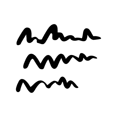 Abstract Scratch Line Element from Beveled Scribbles Set