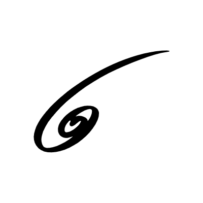 Abstract Spiral 2 Element from Beveled Scribbles Set