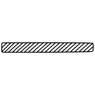 Censorship Horizontal 2 Non Filled Element from Variable Scribbles Set