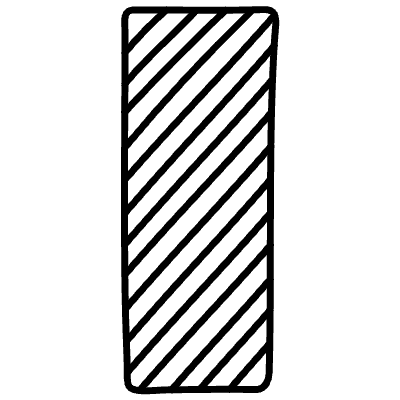 Censorship Vertical Non Filled Element from Variable Scribbles Set