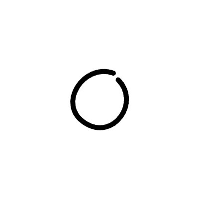 Line Bullet Non Filled Element from Variable Scribbles Set