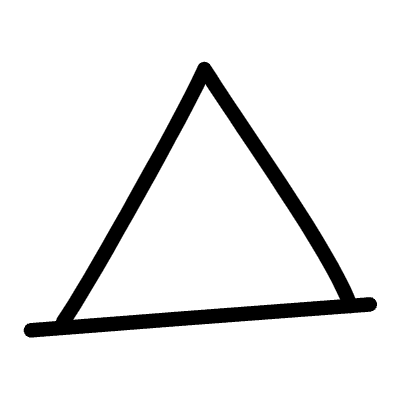 Line Triangle 1 Element from Variable Scribbles Set