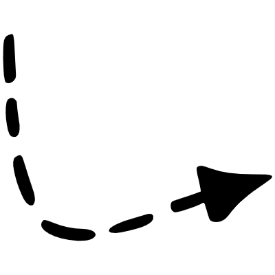 Arrow 1 Element from Beveled Scribbles Set
